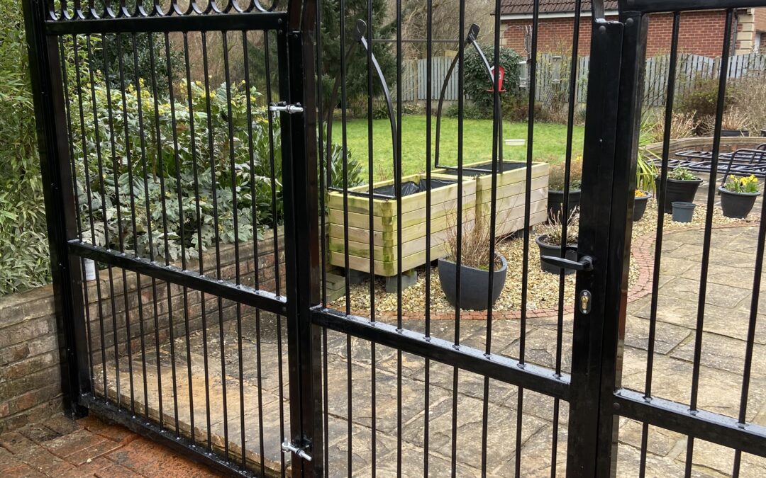 Bespoke wrought iron fencing and gates